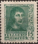 Stamps : Europe : Spain :  Fernando el Católico  1938  15 ctms