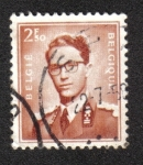 Stamps Belgium -  Rey Baudouin tipo Marchand - papel normal