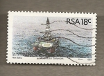 Stamps Africa - South Africa -  Plataforma petrolífera