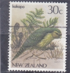 Stamps New Zealand -  KAKAPO