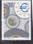 Stamps Italy -  ILUSTRACIÓN ENGRANAJE