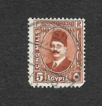 Sellos de Africa - Egipto -  135 - Rey Fuad I