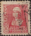 Stamps Spain -  Isabel la Católica  1938  30 cents