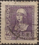 Stamps Spain -  Isabel la Católica  1938  40 cents