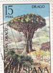 Stamps Spain -  DRAGO MILENARIO (32)