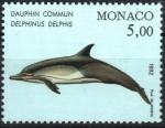 Stamps : Europe : Monaco :  DELFIN  COMÚN.  DELPHINUS  DELPHIS.