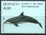 Sellos del Mundo : Europa : M�naco : DELFIN  NARIZ  DE  BOTELLA.  STENO  BREDANENSIS.