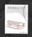 Sellos de Europa - Noruega -  1127 - Navidad, trineo