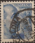 Stamps Spain -  General Franco 1939 70 cents