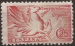 Stamps Spain -  Pegaso. Correo Urgente  1939  25 cents