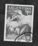 Sellos de America - Argentina -  544 - Centº de la Bolsa de Cereales de Buenos Aires