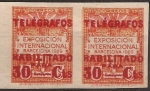 Stamps Spain -  Expo Internacional BCN 1929  para Telégrafos 30 cents