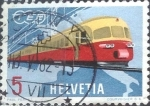 Stamps Switzerland -  Scott#412 intercambio, 0,20 usd, 5 cents. 1962