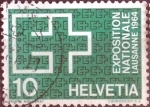 Stamps Switzerland -  Scott#430 intercambio, 0,20 usd, 10 cents. 1963