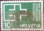 Stamps Switzerland -  Scott#430 intercambio, 0,20 usd, 10 cents. 1963