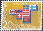 Sellos de Europa - Suiza -  Scott#481 intercambio, 0,20 usd, 20 cents. 1967