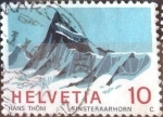 Stamps Switzerland -  Scott#479 intercambio, 0,25 usd, 10 cents. 1966