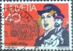 Stamps Switzerland -  Scott#730 intercambio, 0,25 usd, 40 cents. 1982