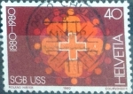 Stamps Switzerland -  Scott#692 intercambio, 0,20 usd, 40 cents. 1980