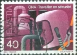 Stamps Switzerland -  Scott#660 intercambio, 0,45 usd, 40 cents. 1978