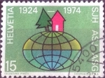 Sellos de Europa - Suiza -  Scott#586 intercambio, 0,20 usd, 15 cents. 1974