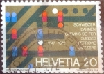 Stamps Switzerland -  Scott#541 intercambio, 0,20 usd, 20 cents. 1972