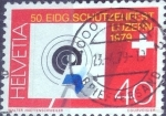 Sellos de Europa - Suiza -  Scott#672 intercambio, 0,25 usd, 40 cents. 1979