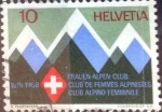 Stamps Switzerland -  Scott#487 intercambio, 0,20 usd, 10 cents. 1968