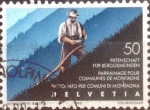 Sellos de Europa - Suiza -  Scott#858 intercambio, 0,30 usd, 50 cents. 1990