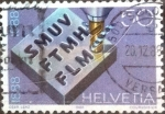 Stamps Switzerland -  Scott#825 intercambio, 0,25 usd, 50 cents. 1988