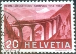 Sellos de Europa - Suiza -  Scott#424 intercambio, 0,20 usd, 20 cents. 1963
