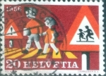 Stamps Switzerland -  Scott#357 intercambio, 0,50 usd, 20 cents. 1956
