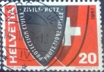 Sellos de Europa - Suiza -  Scott#361 intercambio, 0,50 usd, 20 cents. 1957