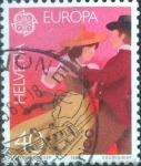 Stamps Switzerland -  Scott#699 intercambio, 0,35 usd, 40 cents. 1981