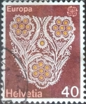 Sellos de Europa - Suiza -  Scott#614 intercambio, 0,25 usd, 40 cents. 1976