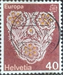 Stamps Switzerland -  Scott#614 intercambio, 0,25 usd, 40 cents. 1976