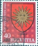 Stamps Switzerland -  Scott#B476 intercambio, 0,25 usd, 40+20 cents. 1980
