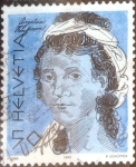 Stamps Switzerland -  Scott#864 intercambio, 0,30 usd, 50 cents. 1990
