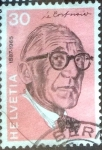 Stamps Switzerland -  Scott#548 intercambio, 0,20 usd, 30 cents. 1972