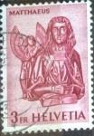 Stamps Switzerland -  Scott#406 intercambio, 0,20 usd, 3 francos. 1961
