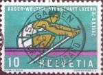 Sellos de Europa - Suiza -  Scott#413 intercambio, 0,20 usd, 10 cents. 1962