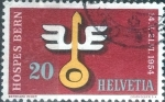 Sellos de Europa - Suiza -  Scott#348 intercambio, 0,25 usd, 20 cents. 1954
