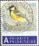 Stamps Switzerland -  Scott#1274 intercambio, 0,35 usd, 100 cents. 2007