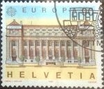 Stamps Switzerland -  Scott#862 intercambio, 1,25 usd, 90 cents. 1990