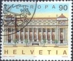 Stamps Switzerland -  Scott#862 intercambio, 1,25 usd, 90 cents. 1990