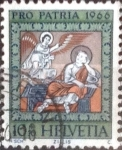 Stamps Switzerland -  Scott#B365 intercambio, 0,20 usd, 10+10 cents. 1966