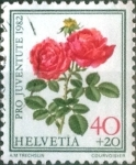 Stamps Switzerland -  Scott#B494 m4b intercambio, 0,30 usd, 40+20 cents. 1982