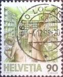 Stamps Switzerland -  Scott#790 intercambio, 1,00 usd, 90 cents. 1986