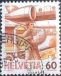 Stamps Switzerland -  Scott#787 intercambio, 0,45 usd, 60 cents. 1986
