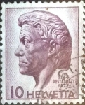 Sellos de Europa - Suiza -  Scott#306 m4b intercambio, 0,20 usd, 10 cents. 1946